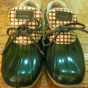 Sperry Top Sider Brown/Plaid Duck Boots